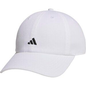 Adidas Women's White Black 1 Baseball Adjustable Cotton Athletic Relaxed Hat